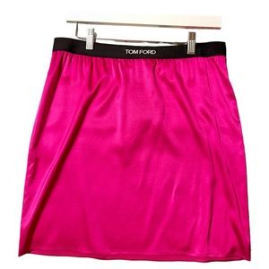 Tom Ford Satin Mini Skirt